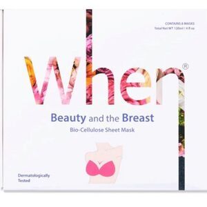 NWT When Beauty and the Breast Premium Bio-Cellulose Sheet Mask - 8 masks